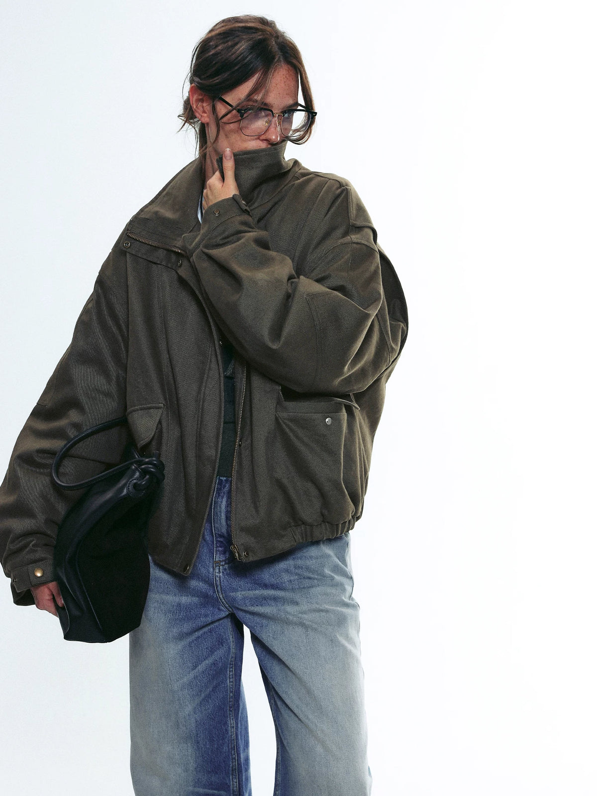 Prairie Haven Shearling Utility Jacket