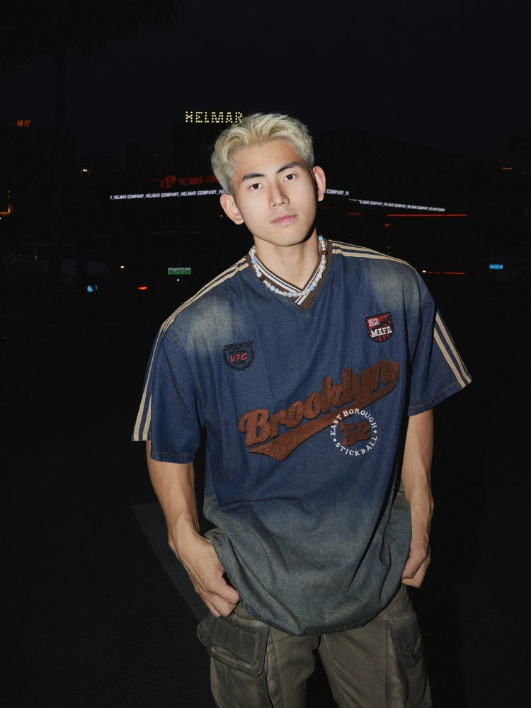 Vintage Brooklyn Ombre Denim Shirt