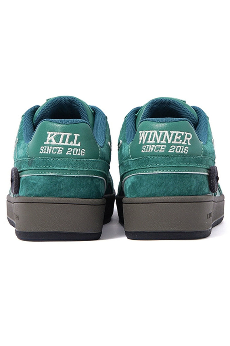 Suede Low-Top Sneakers Green