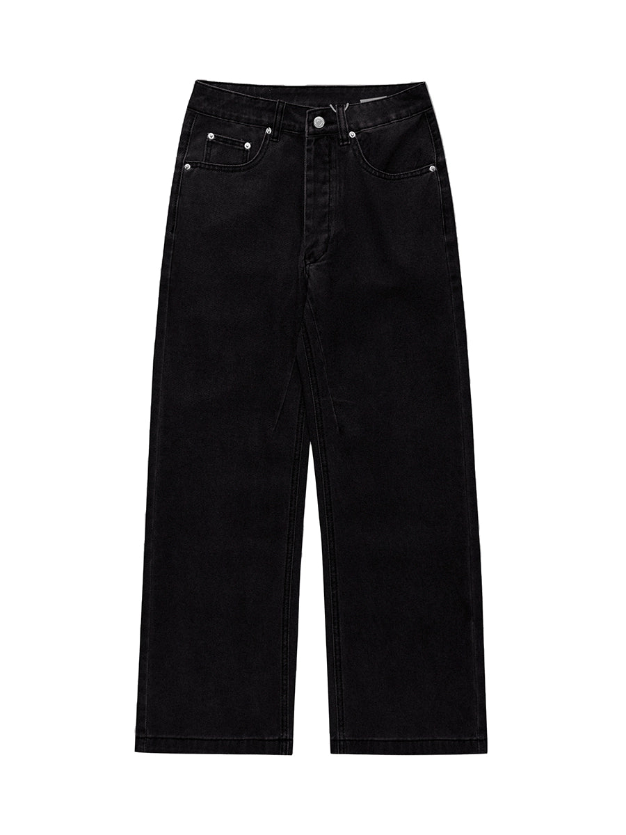 Noir Axis Clean Wide Jeans
