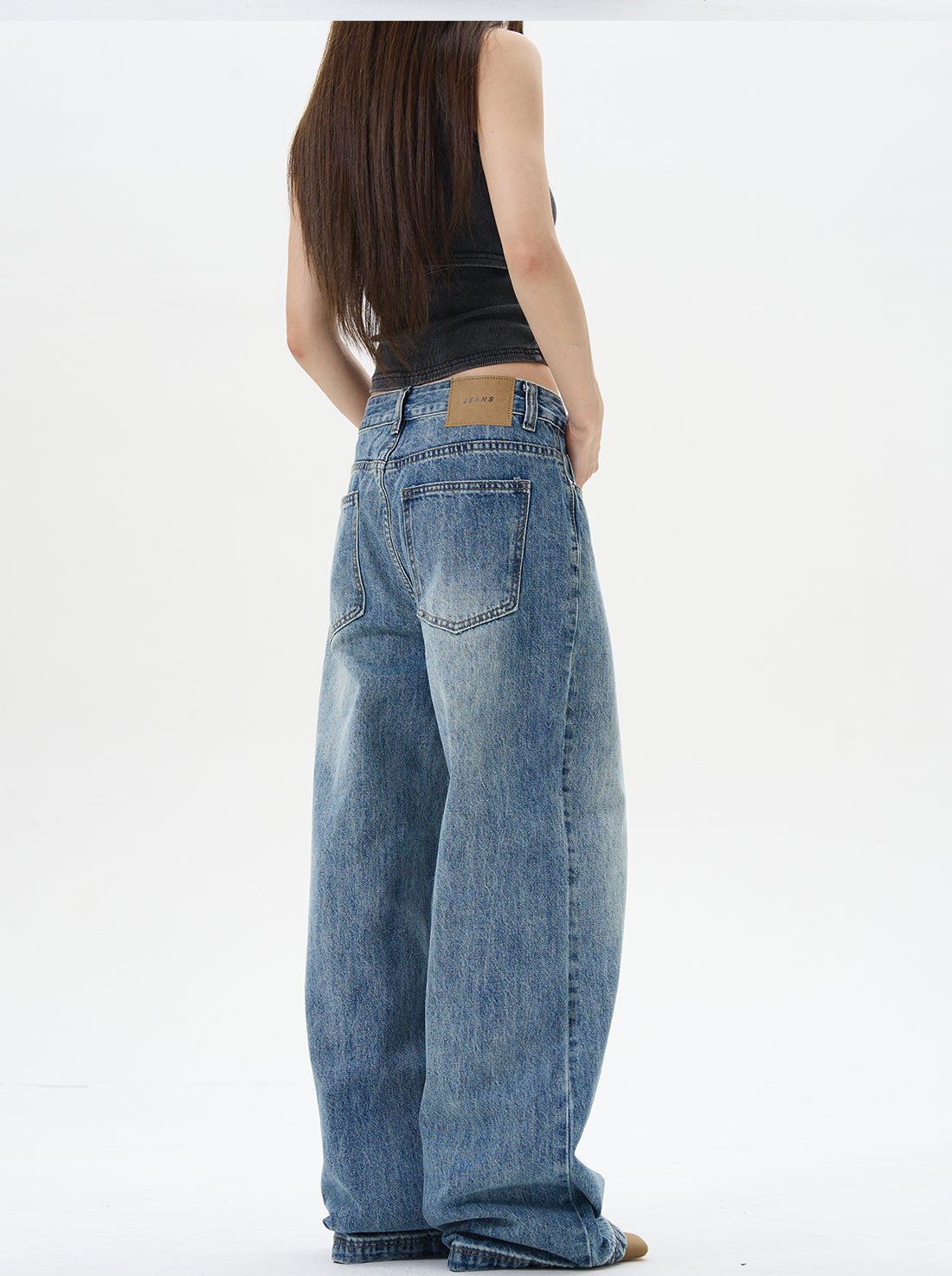 Vintage Wide Leg Baggy Jeans