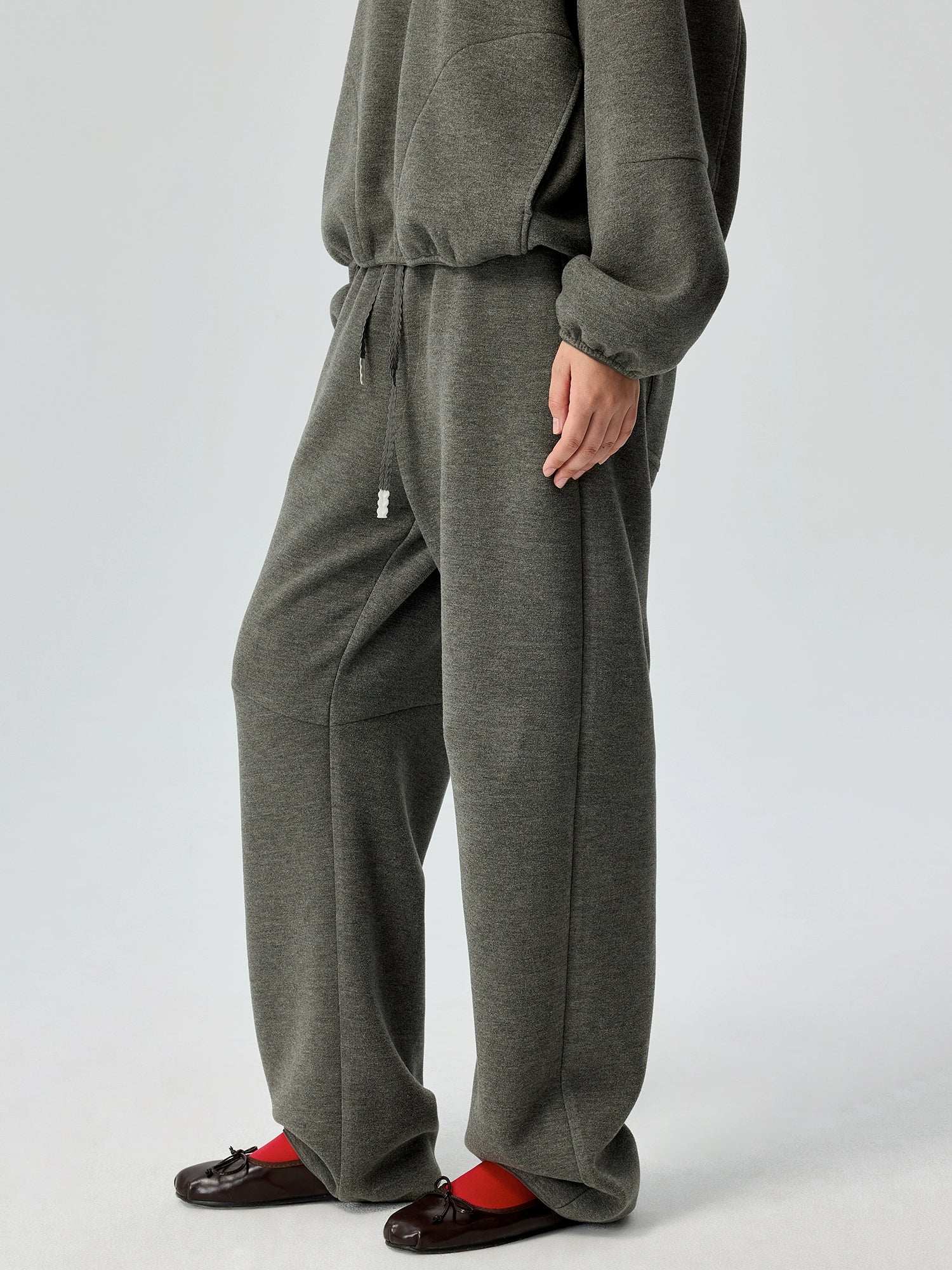 Misty Earth Relaxed Knit Pants