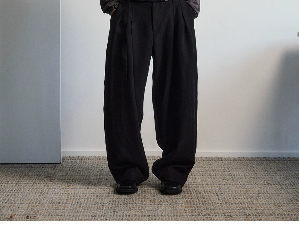 ForgeWaist Pleated Belt Trousers