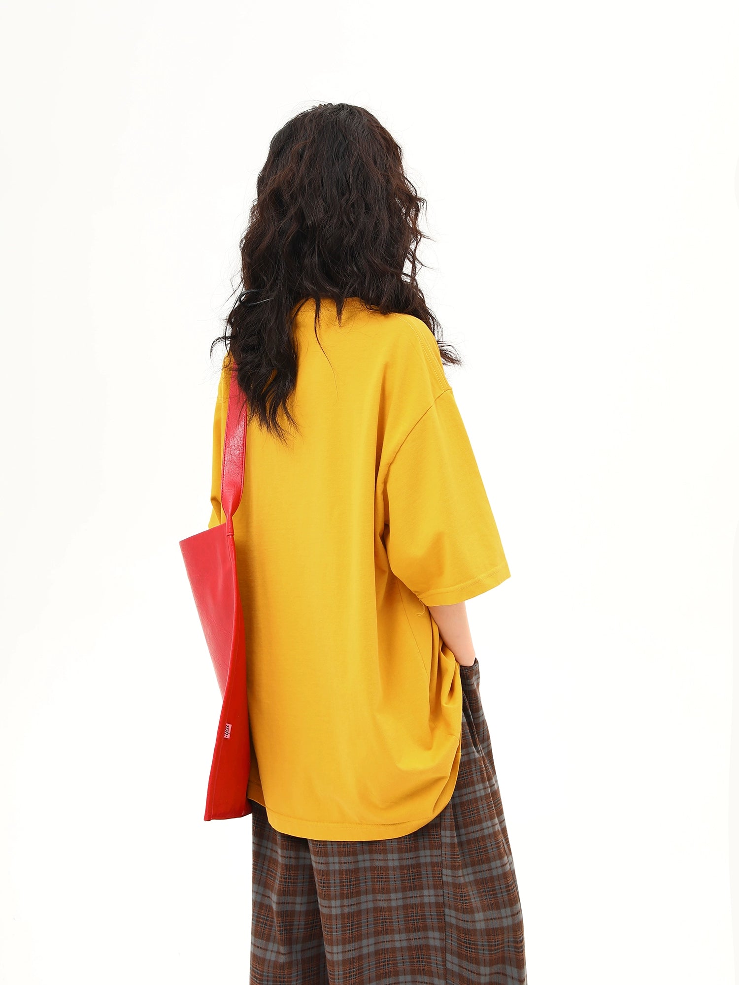 Vintage Graphic Mustard Oversized Tee