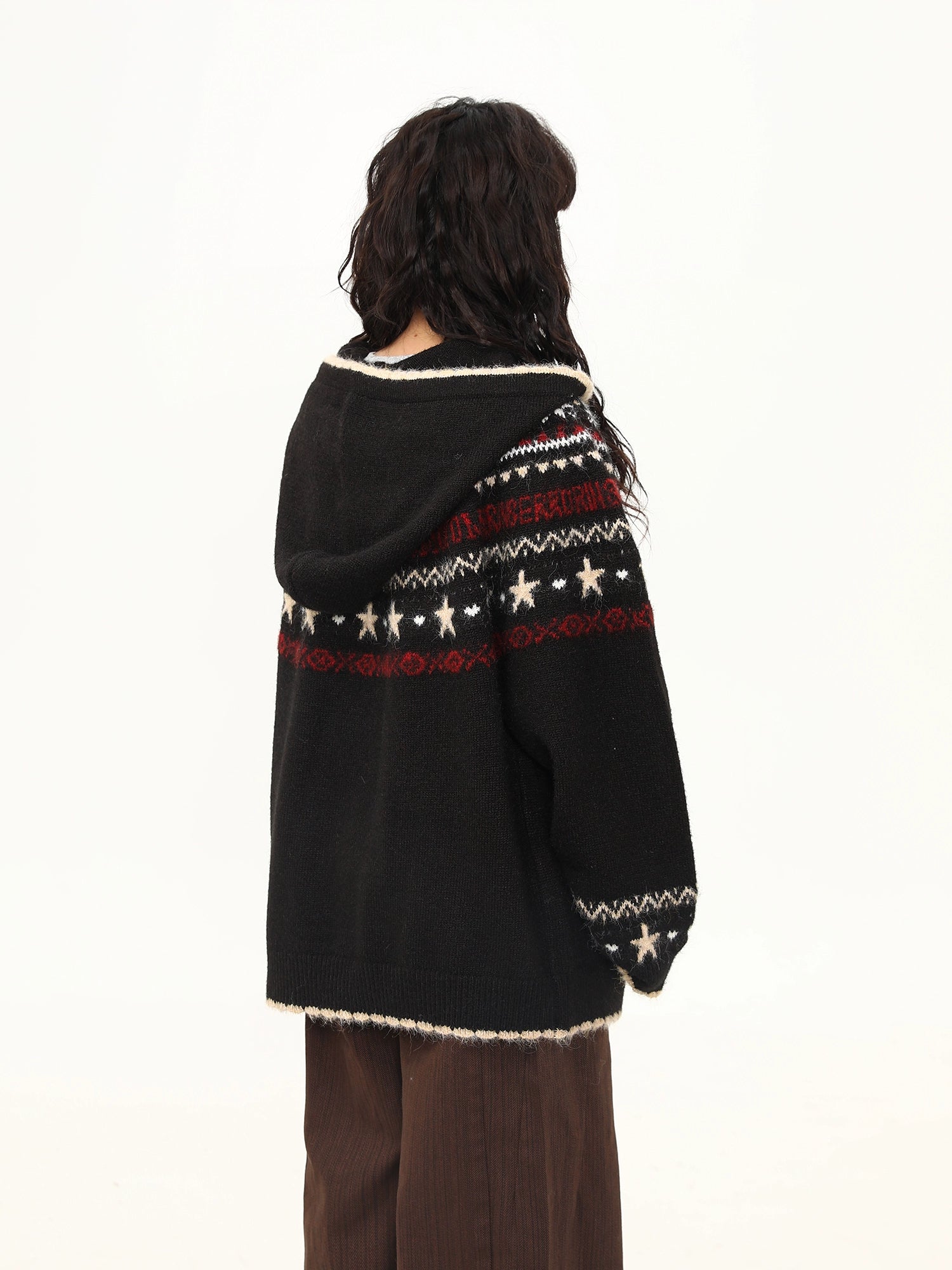 Midnight Constellation Knit Zip Hoodie