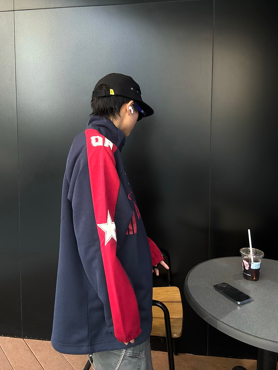 Varsity Star Quarter-Snap Sweatshirt