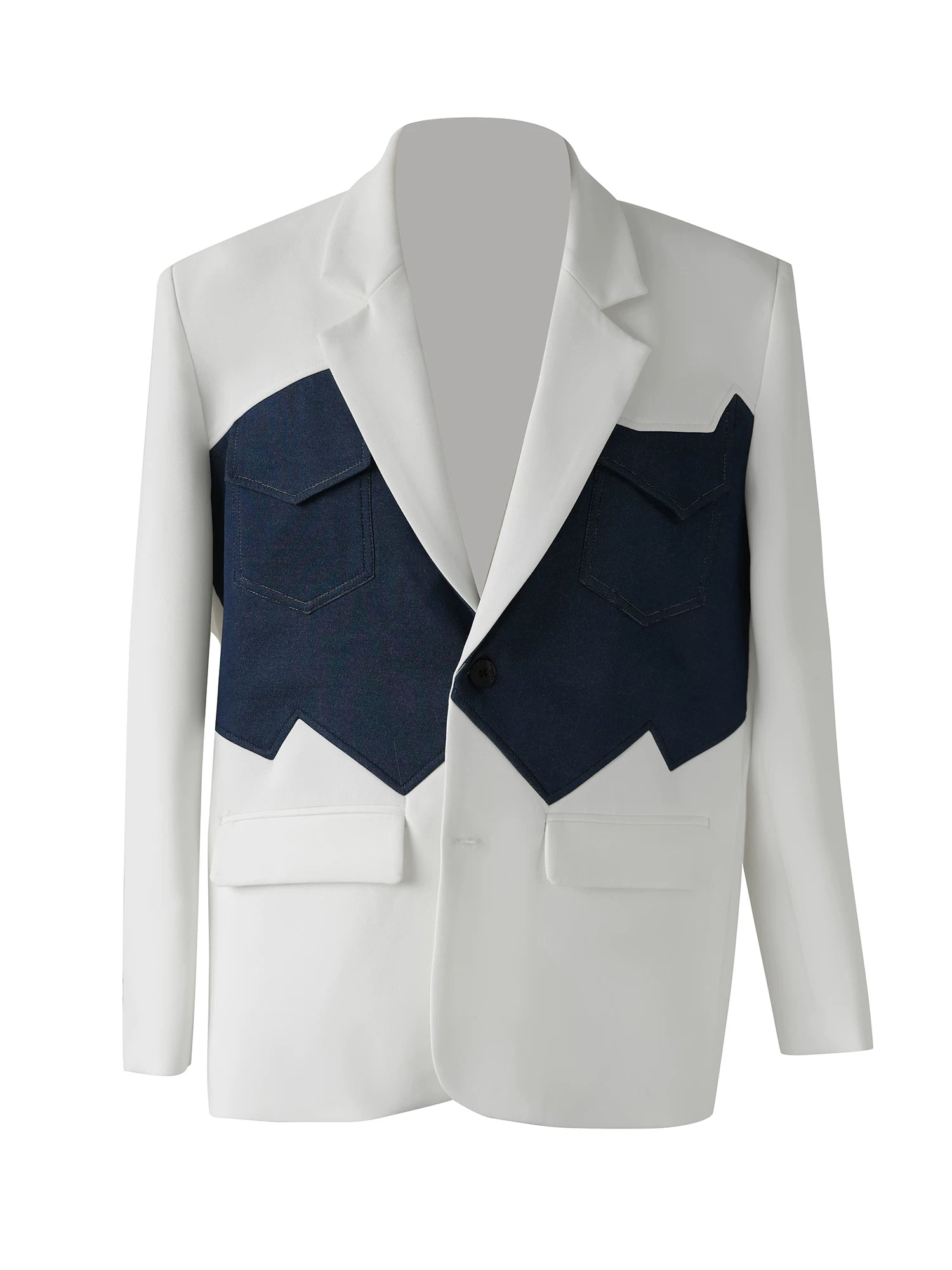 Glacier Range Two‑Tone Western Blazer