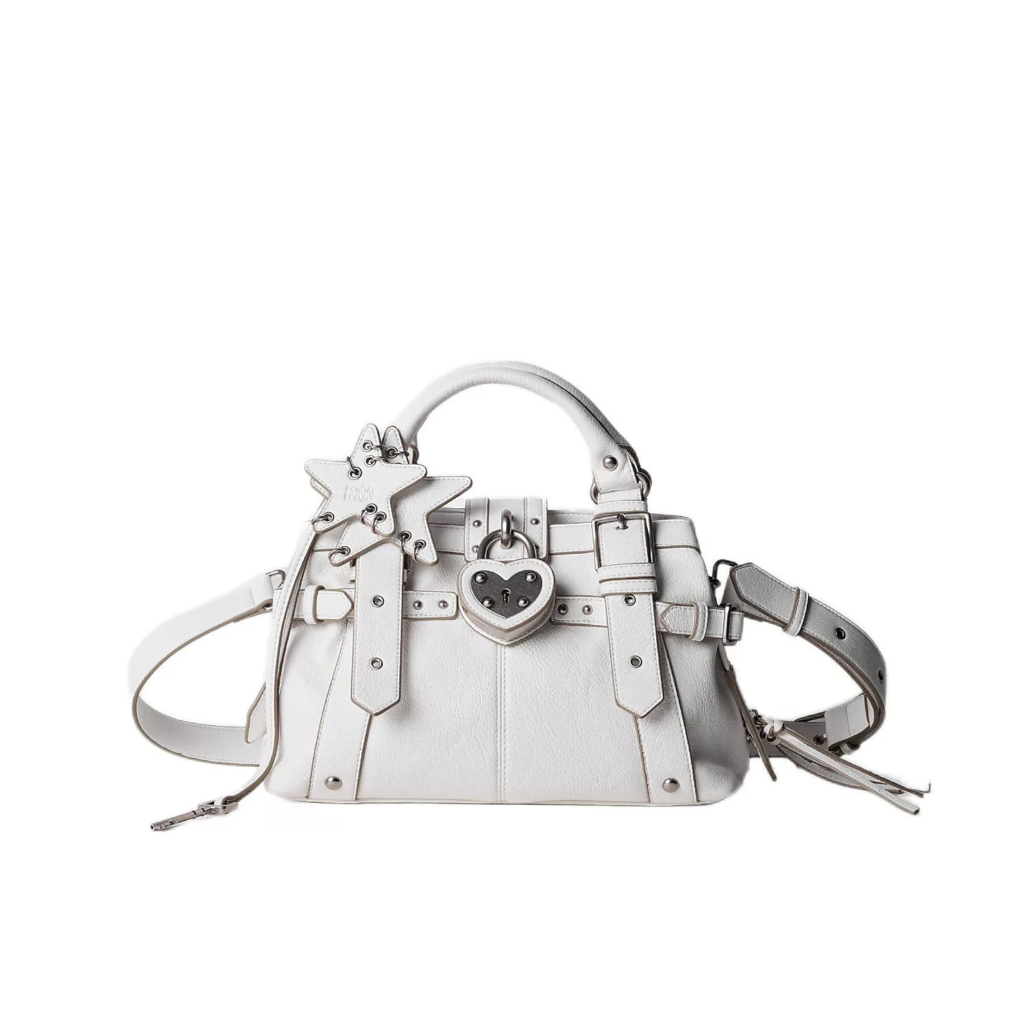 Heart-Lock Belted Satchel - view 8