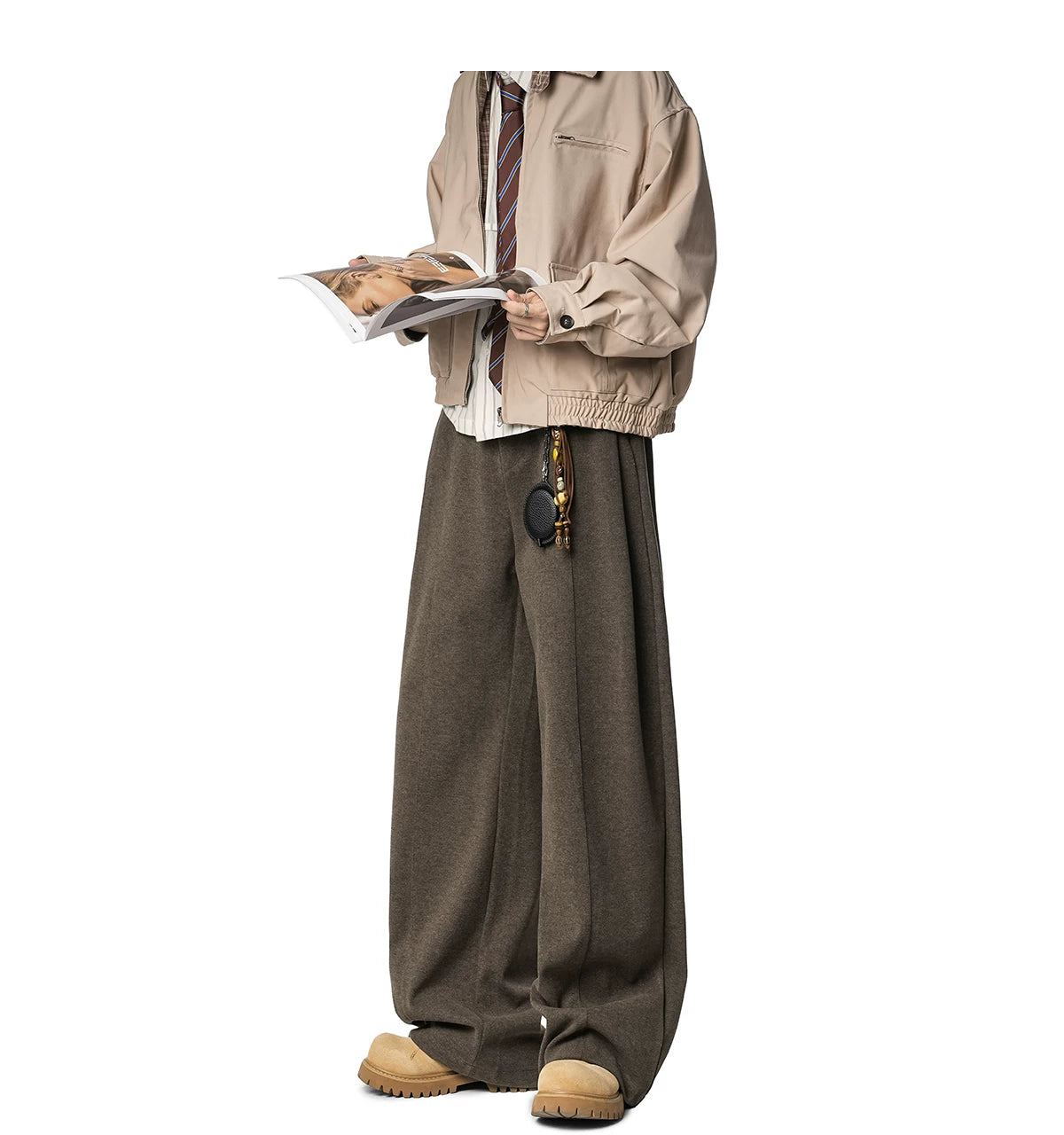 Cafe Scholar Woolwide Trousers