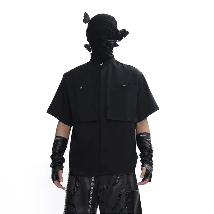 Halo Crest Dual-Pocket Tech Shirt