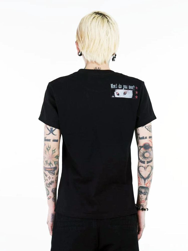 Crimson Stargaze Catvision Tee