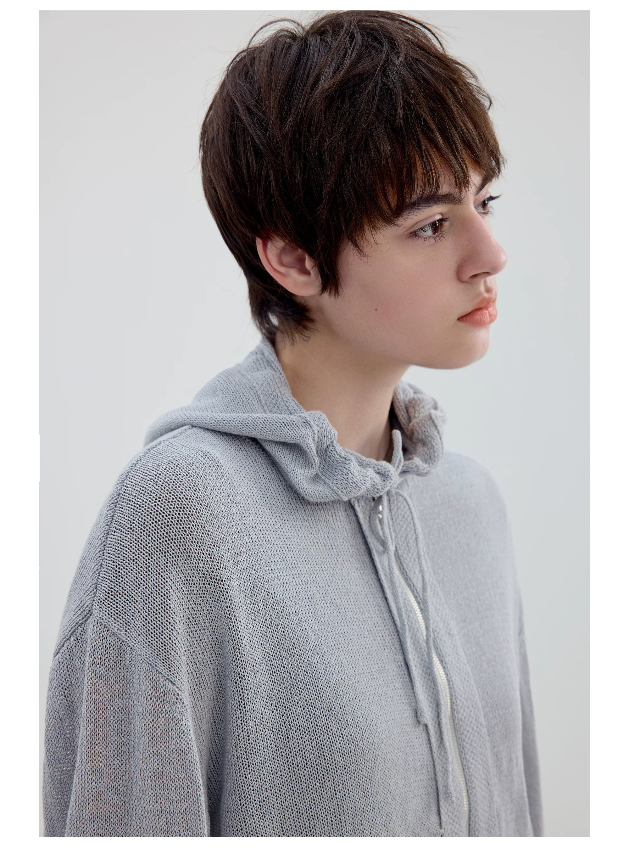 Buttermist Knit Zip Hoodie