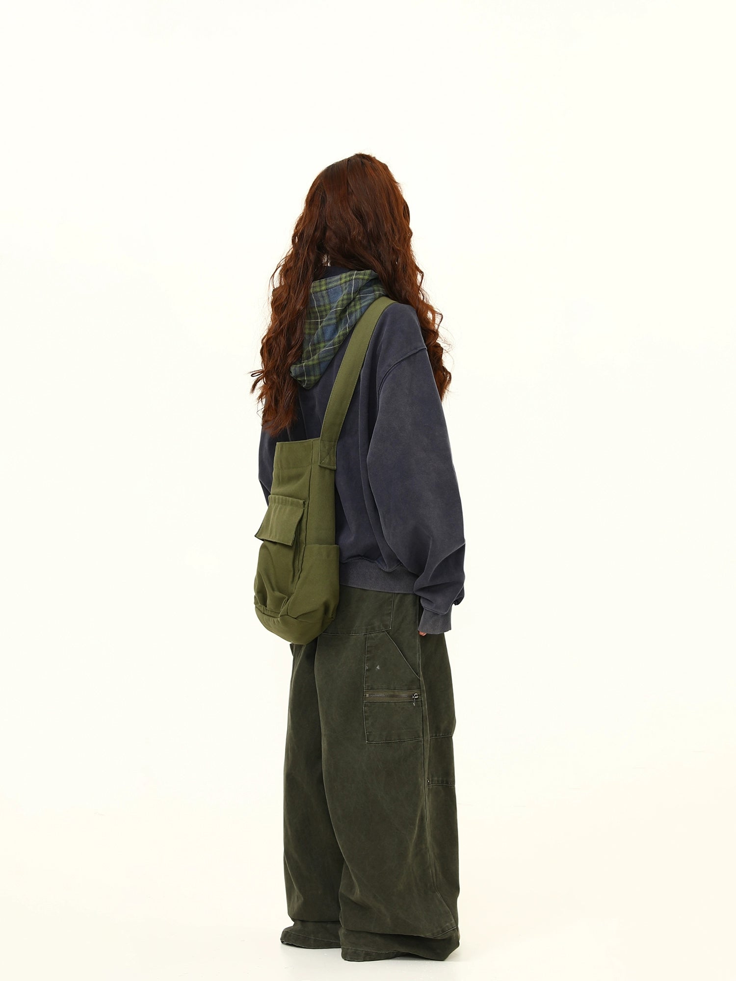 Basic Navy Zip-Up Hoodie