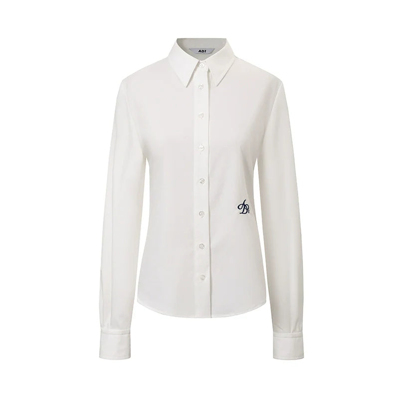 Camisa de botones de elegancia clásica