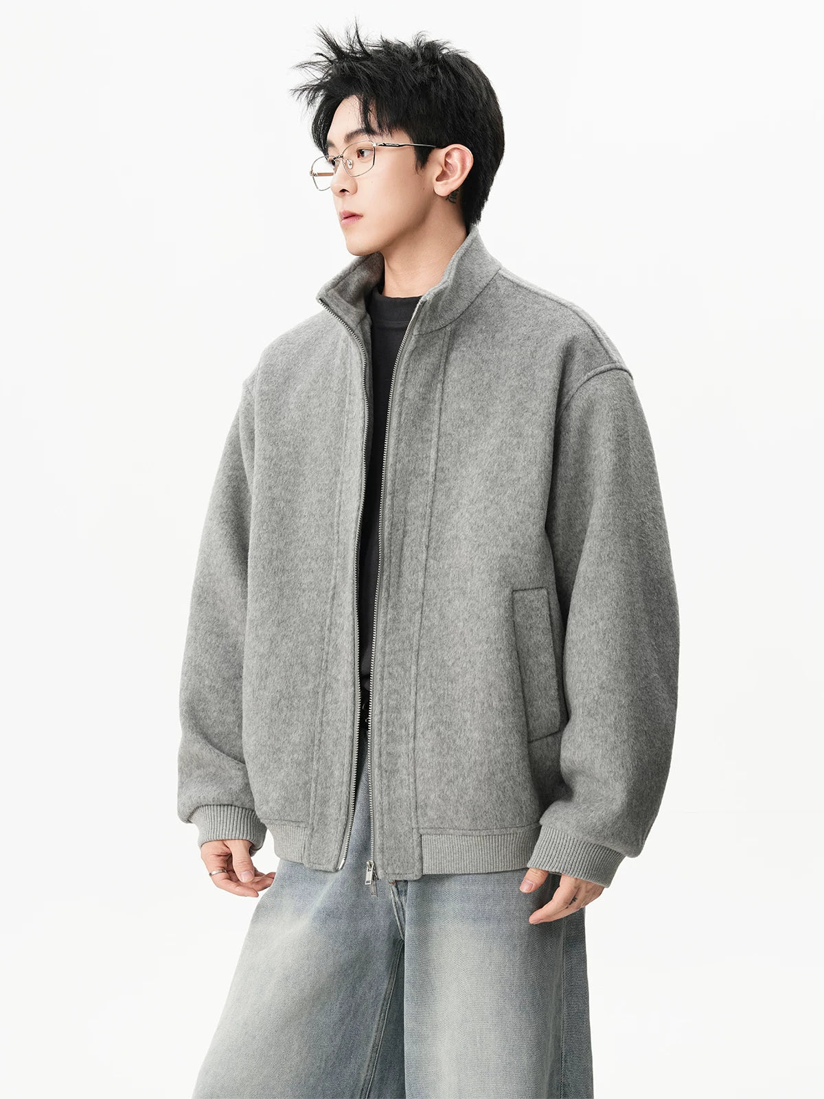 Steelcloud Wool Zip Bomber