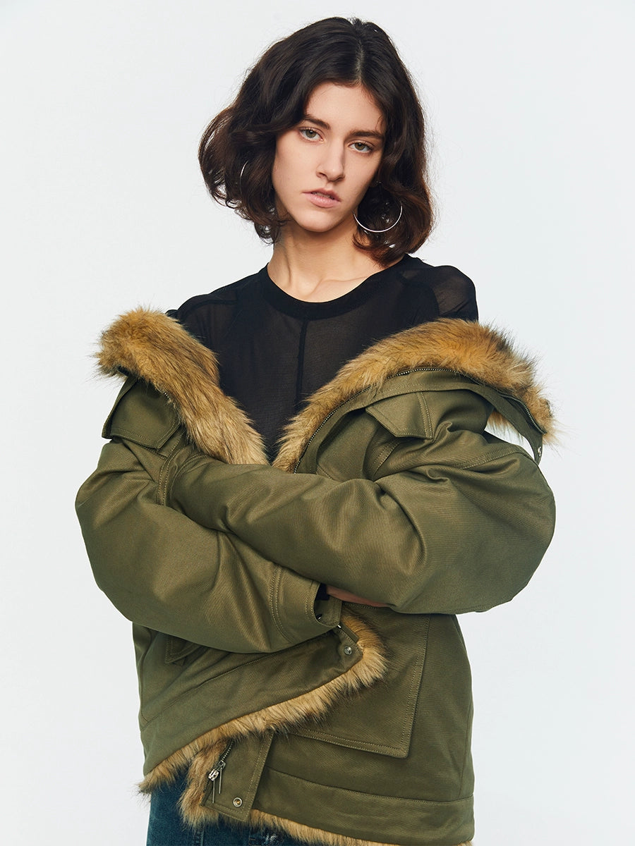 ArcticGuard Faux-Fur Field Parka