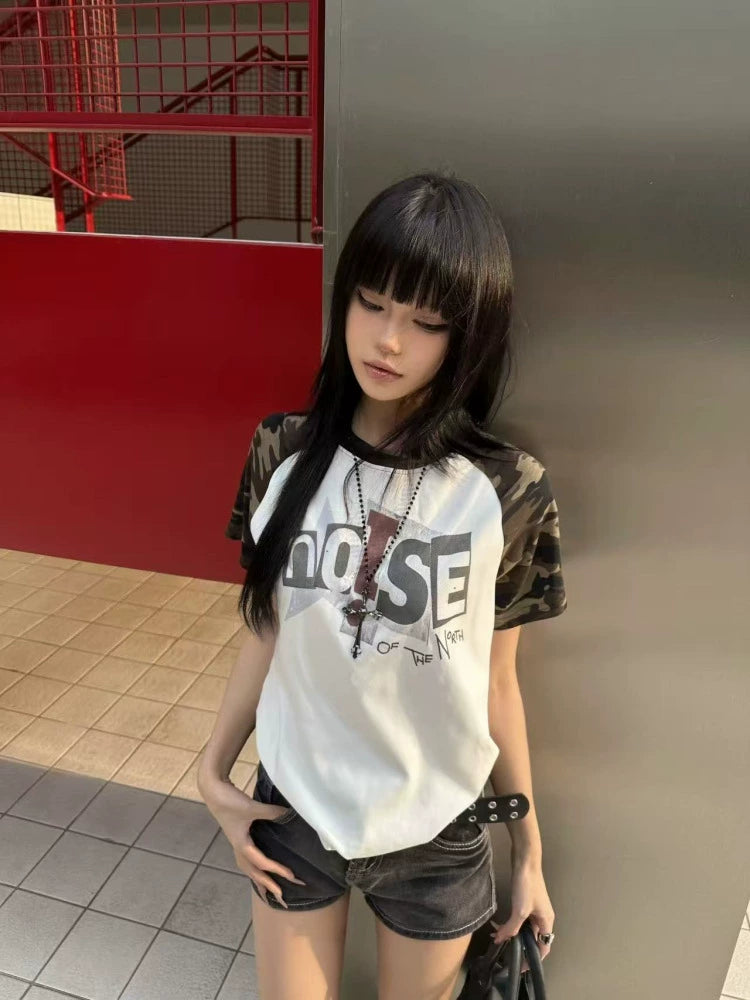 Camo Noise North Star Tee