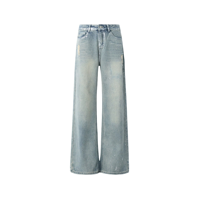 Tide‑Worn Wide‑Leg Jeans
