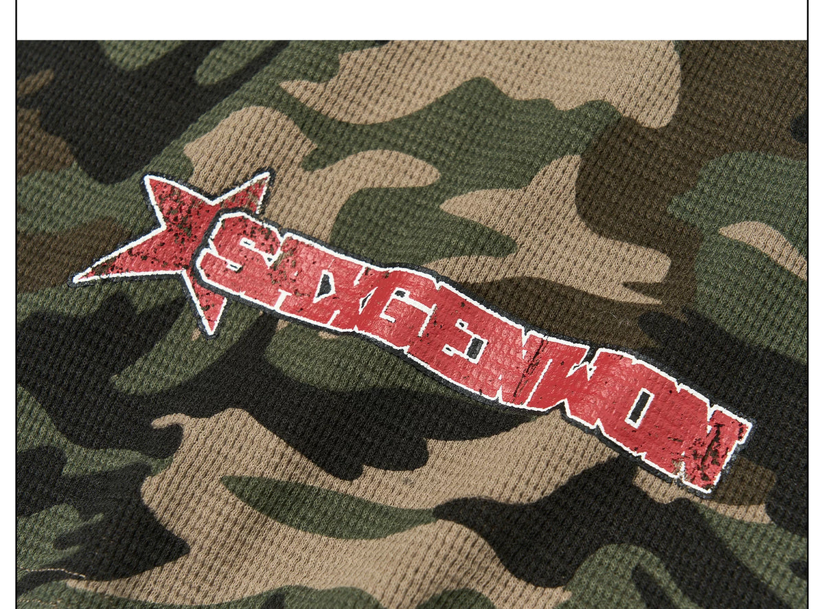 Starbound Camo Graphic Long Sleeve Tee