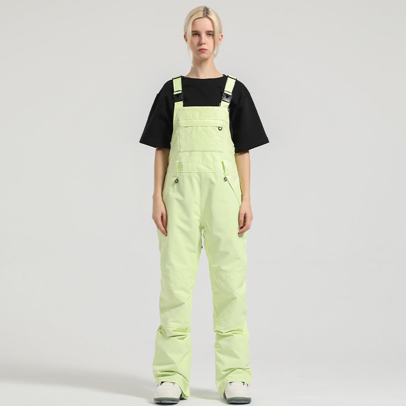 FrostPop Colorblock Bib Snow Pants