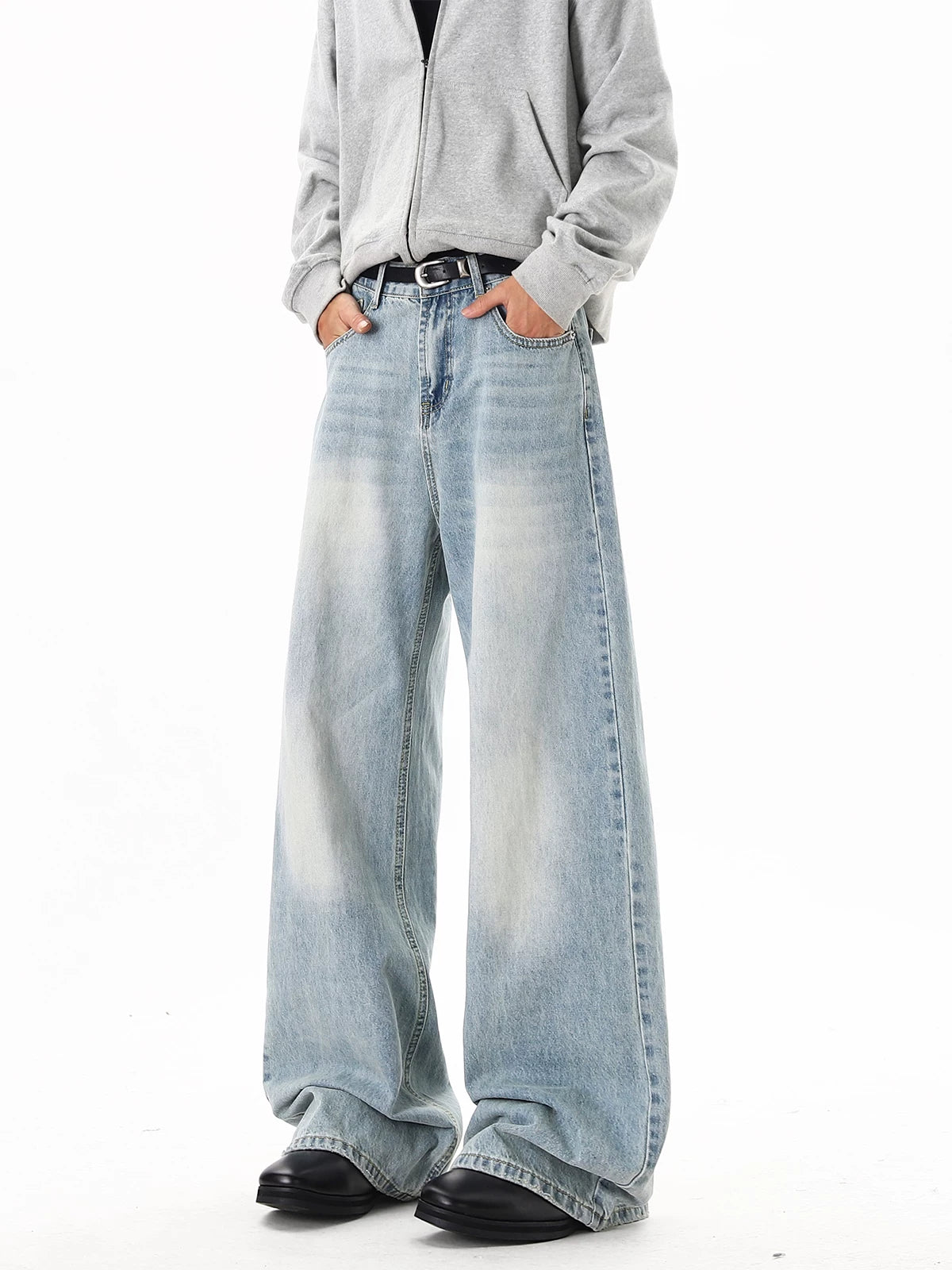 Aurora Fade Relaxed Wide-Leg Jeans