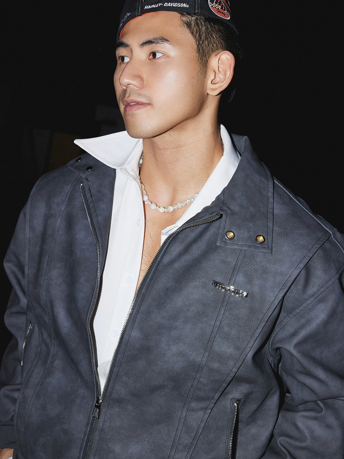 Suede Bomber Jacket