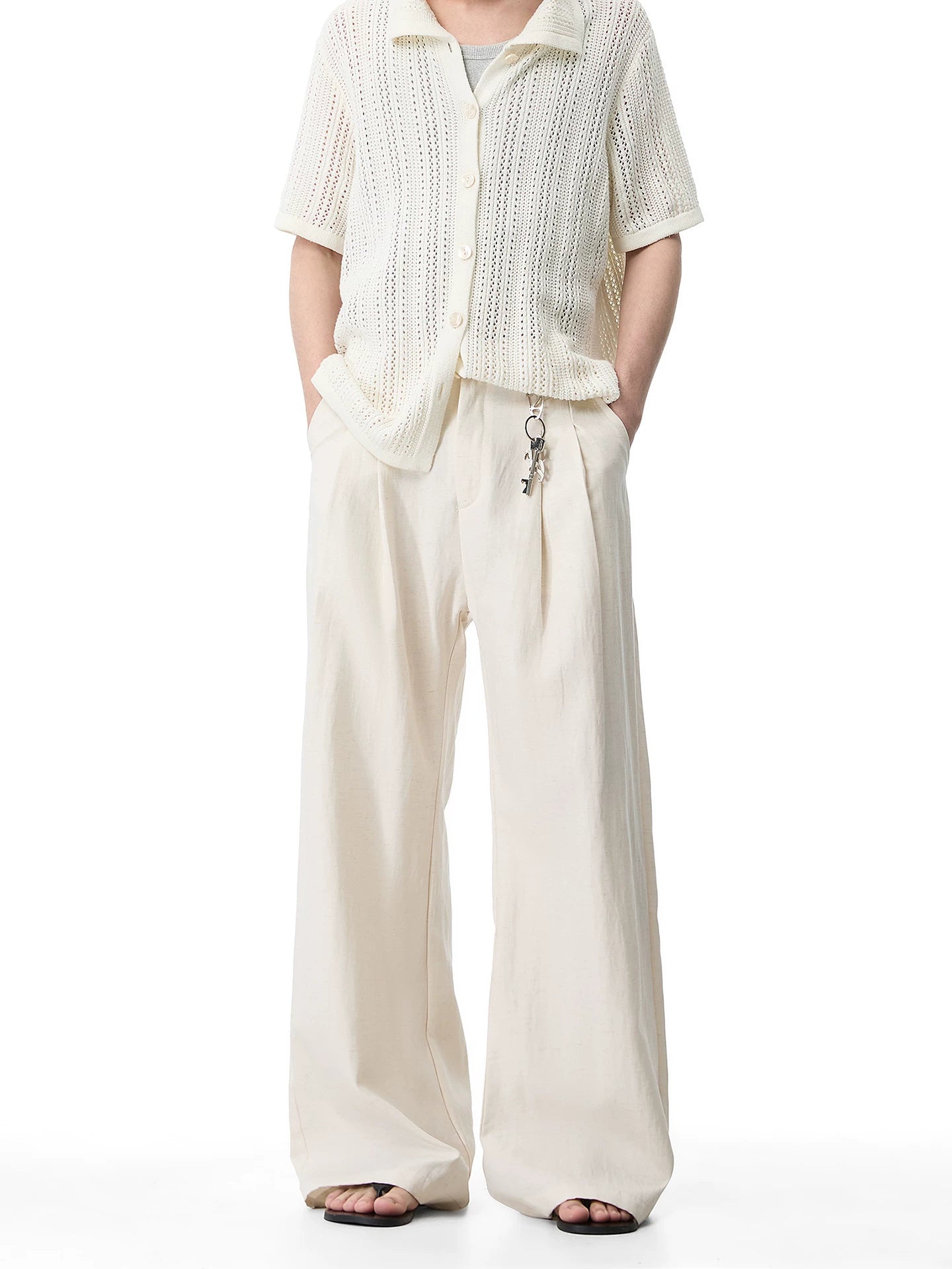 Soft Drift Wide-Leg Trousers