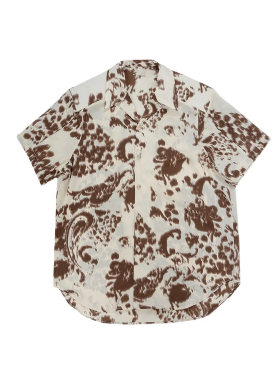 Abstract Short-Sleeve Shirt