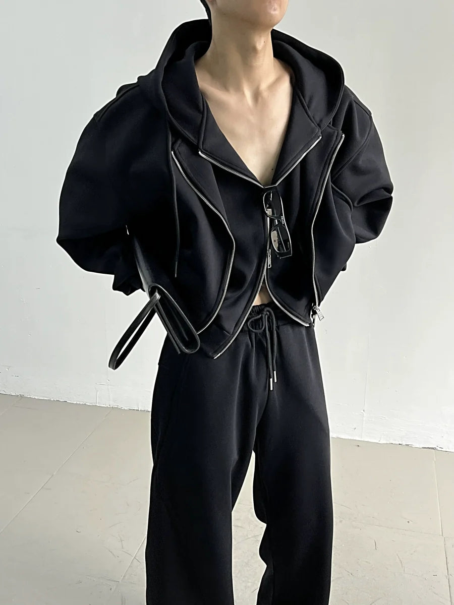 Obsidian Edge Zip Hoodie and Pants Setup