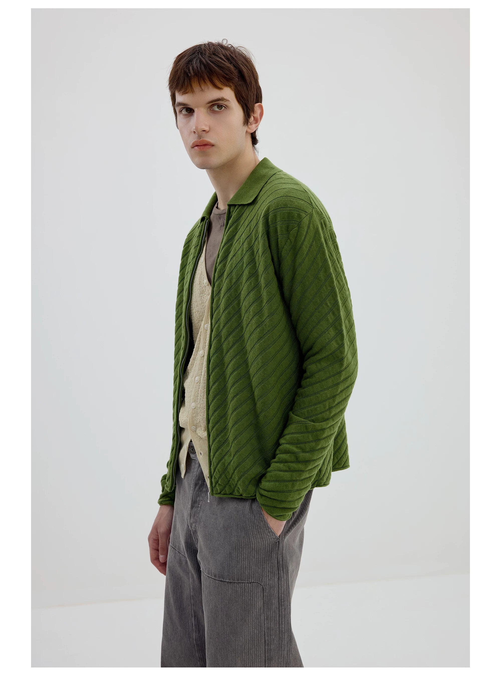 Quilted Zip-Up Jacket