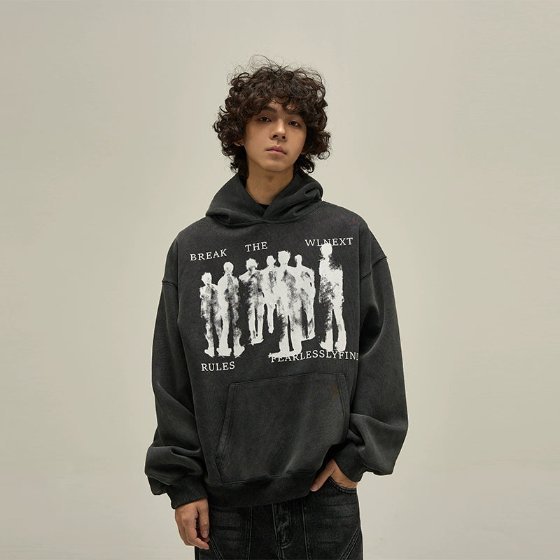 Fearless Graphic Oversized Hoodie