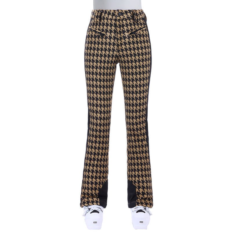 Houndstooth Rush Ski Pants