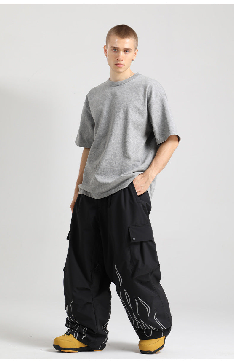 FlareTrace Reflective Cargo Snow Pants