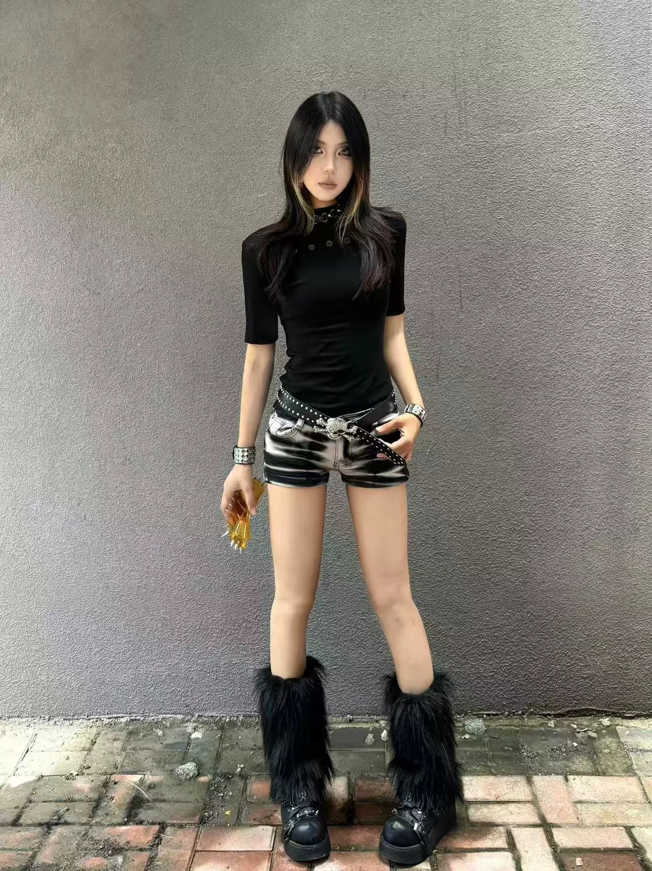 Crimson Sigil Spire Mockneck Tee