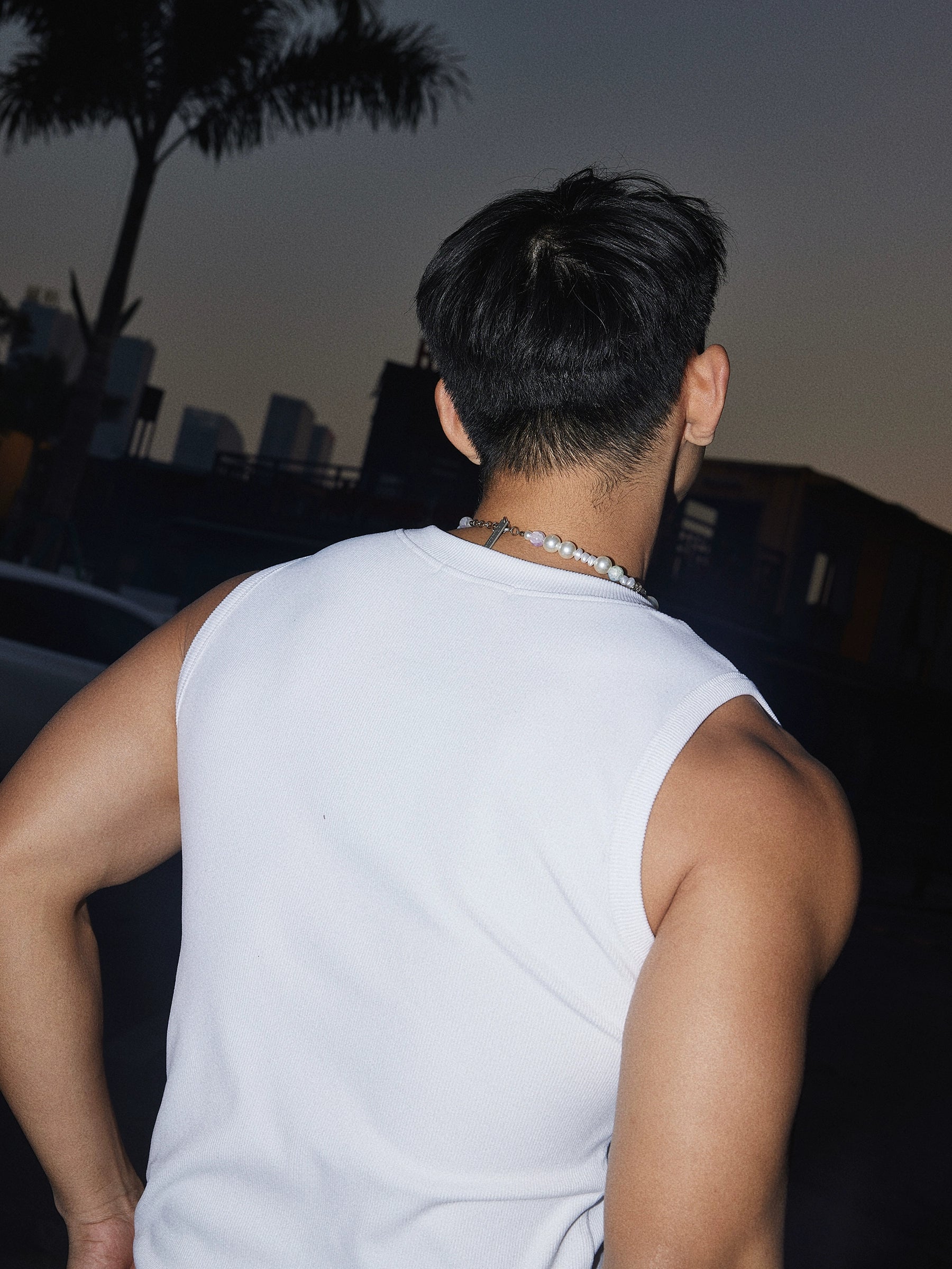 Drawstring Muscle Tank Top