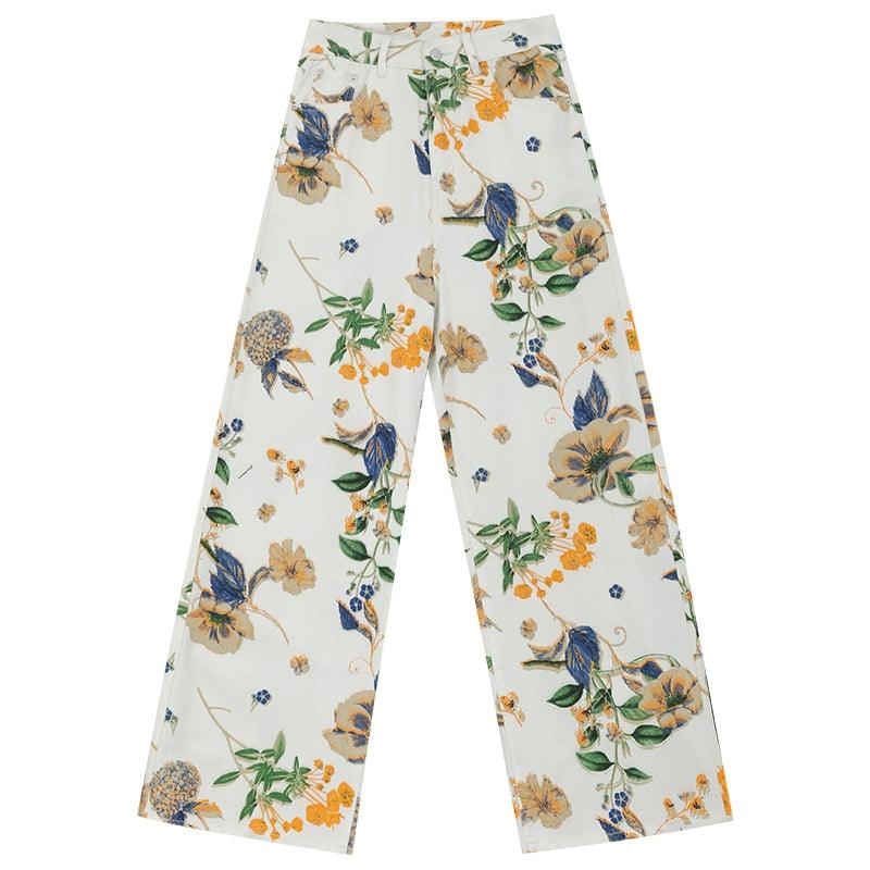 Breezy Bloom Delessed Wide Bein Jeans
