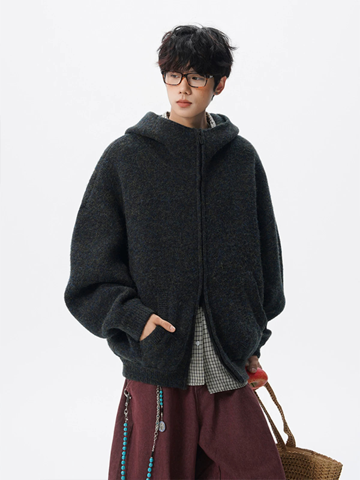 Horizon Fleece Knit Zip Hoodie