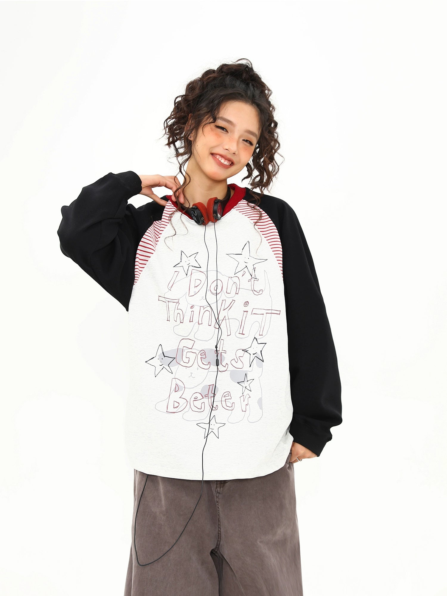 Starlit Mixtape Raglan Sweatshirt