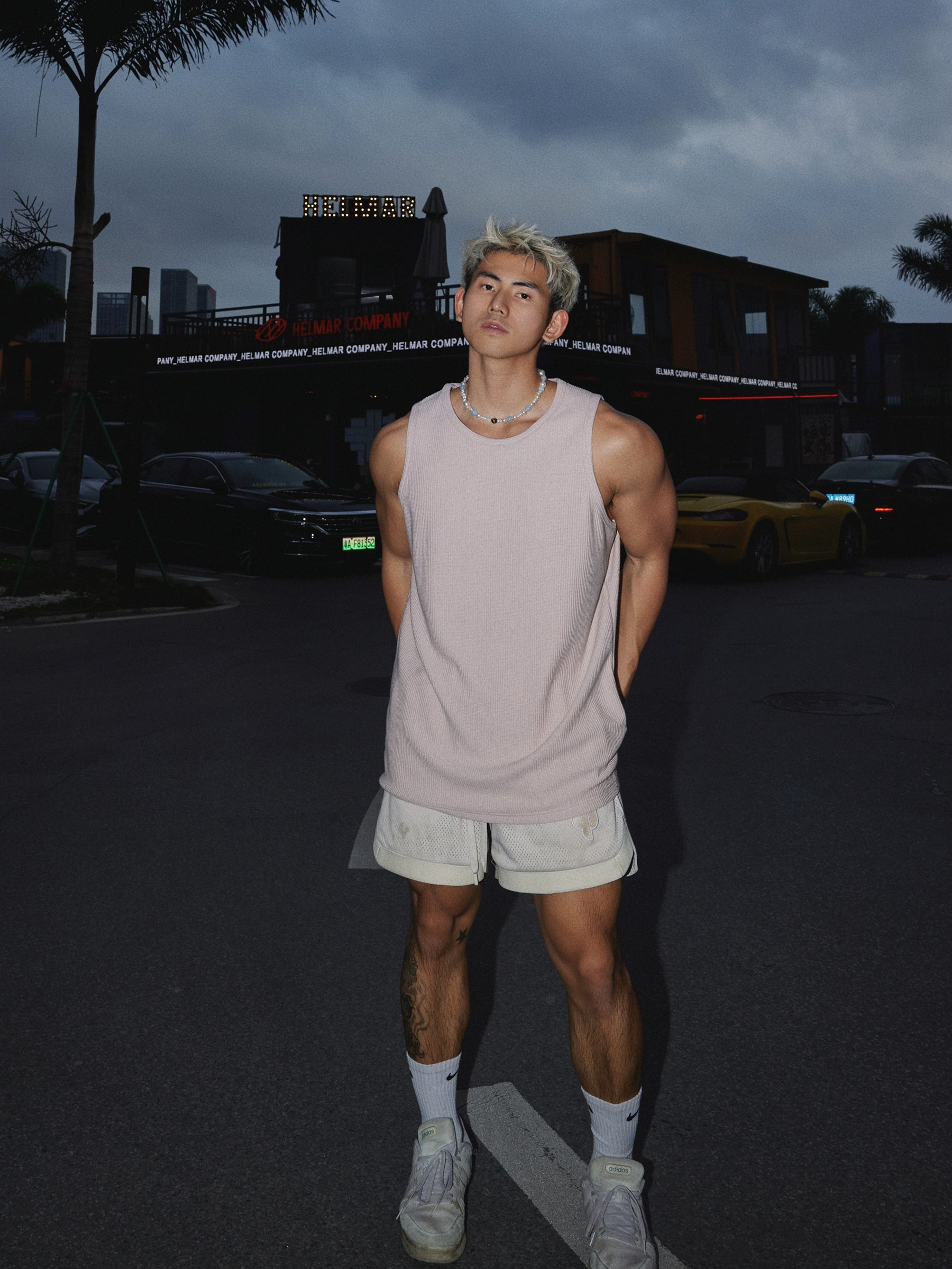 Textured Ribbed Tank Top
