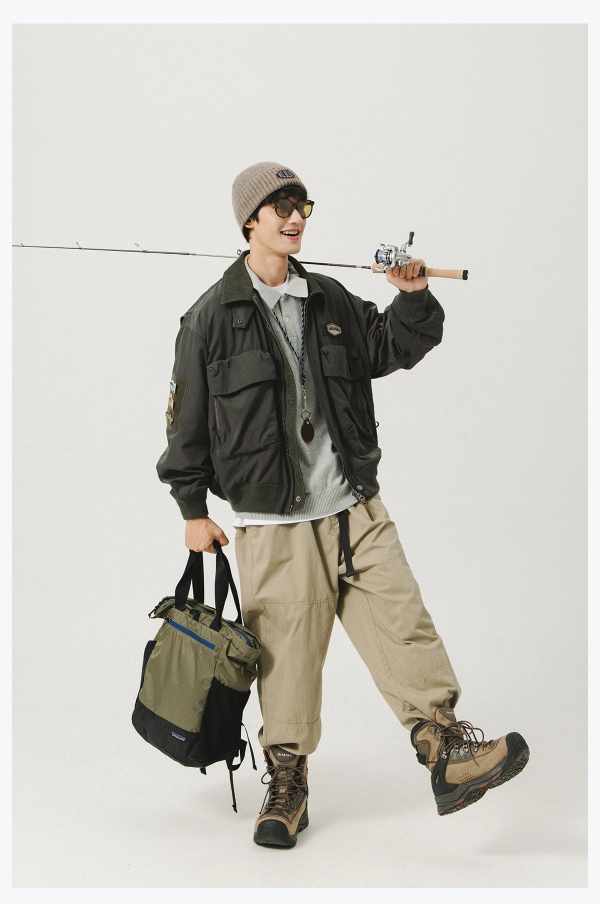 Utility Pocket Bomber Jacket