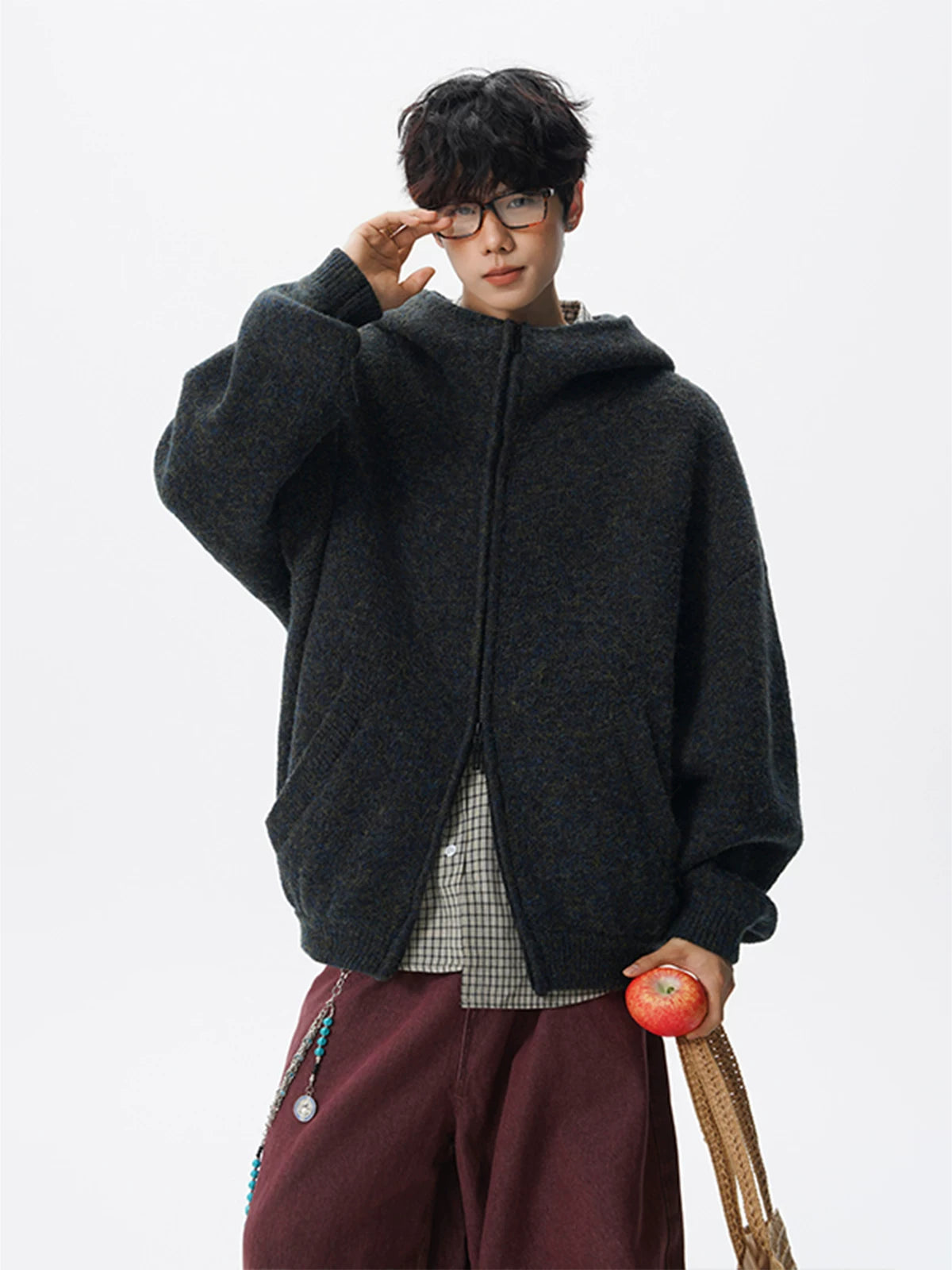 Horizon Fleece Knit Zip Hoodie