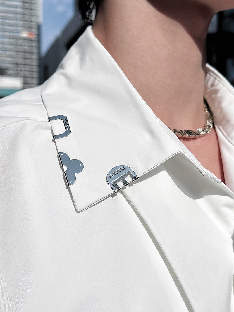 Circuit Sigil Spliced Poplin Shirt