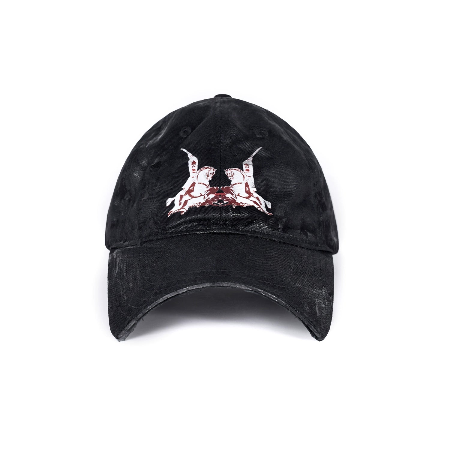 Black Graphic Baseball Cap