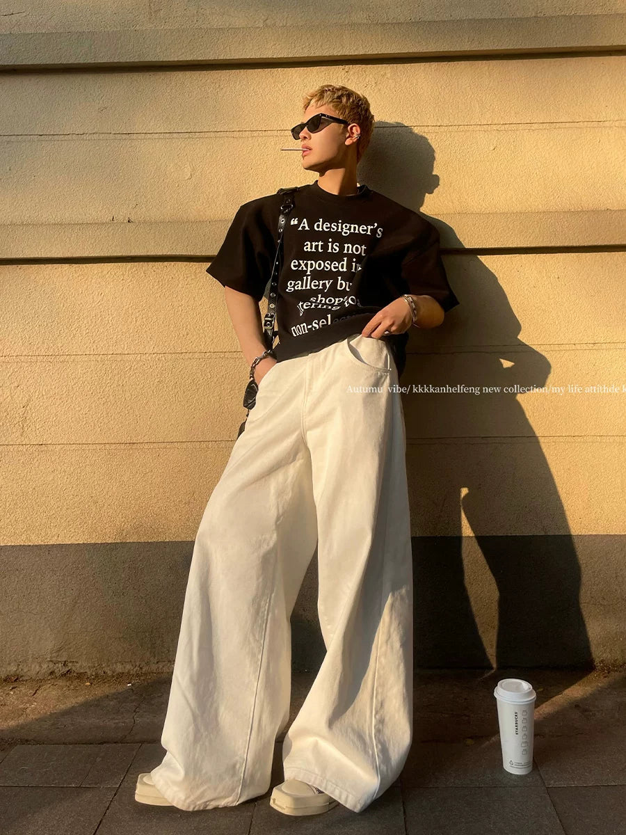 Sundial Canvas Wide-Leg Trousers