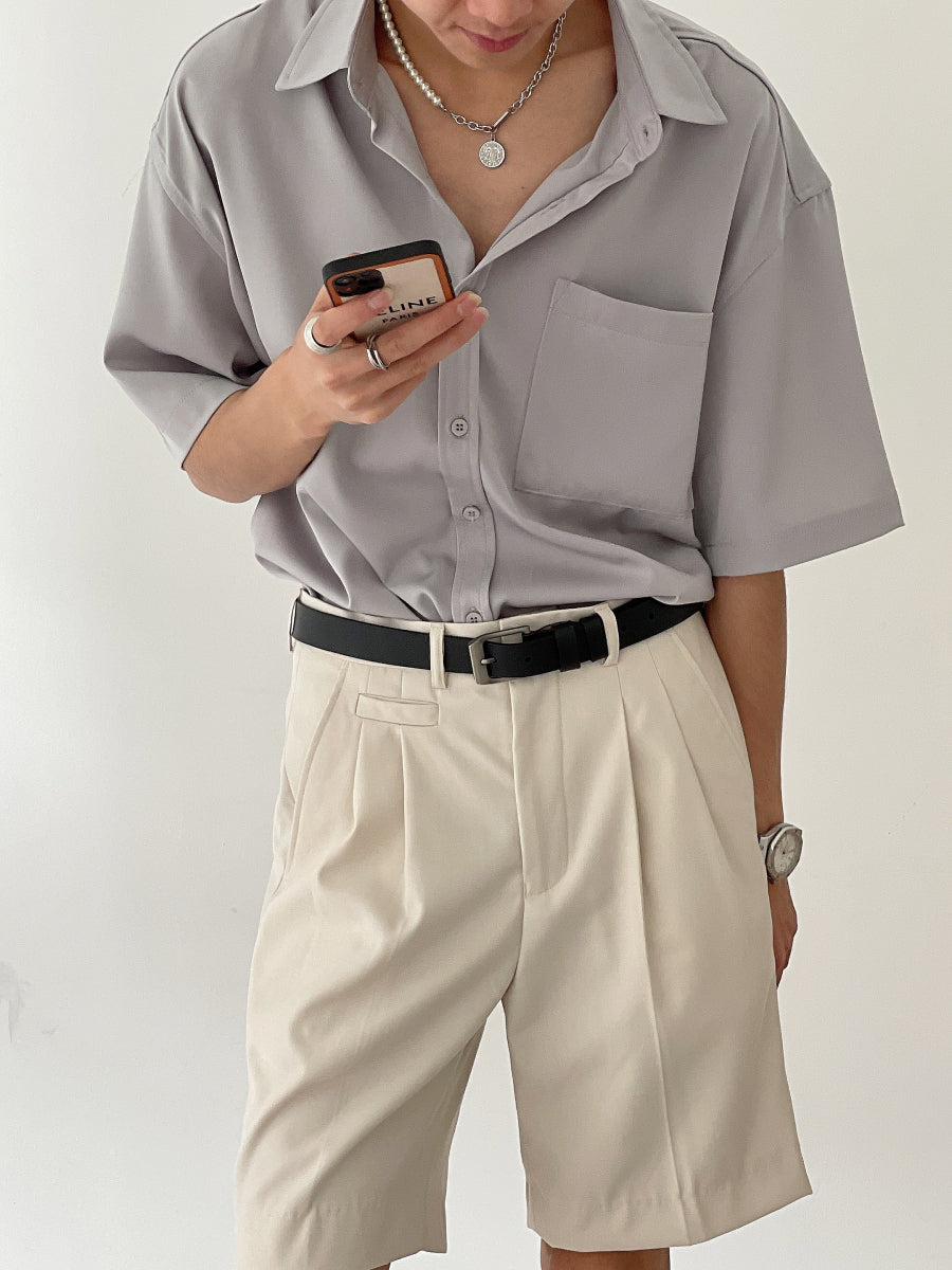 Sterling Mist Boxy Shirt