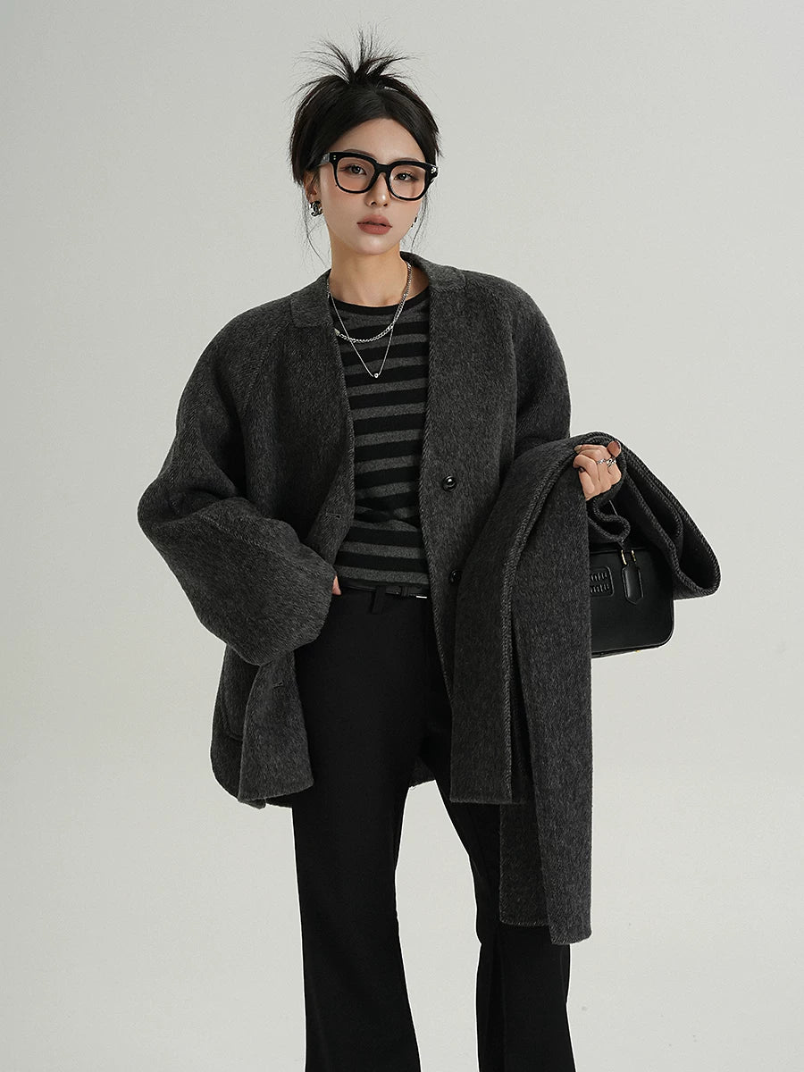 Commuter Scarf Wool Jacket