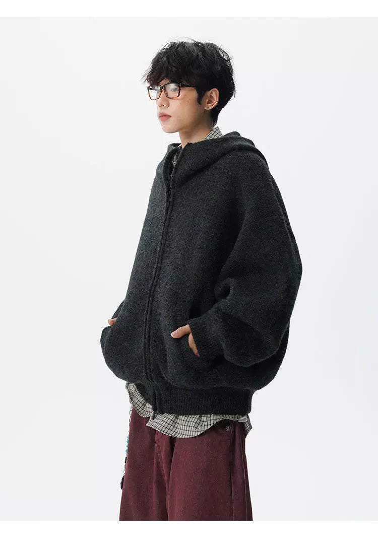 Horizon Fleece Knit Zip Hoodie