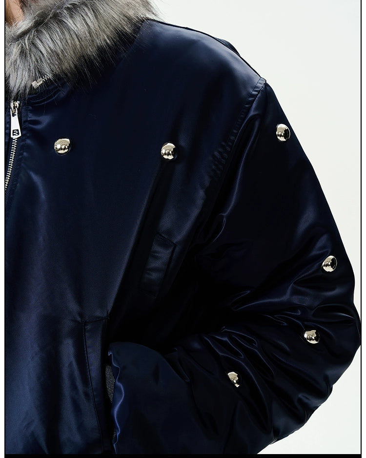 Frosted Orbit Bomber Jacket