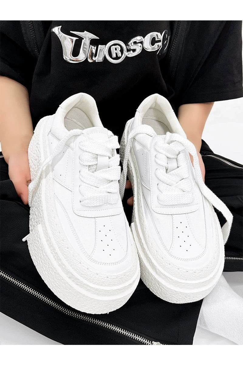 Chunky Textured Sole Sneakers