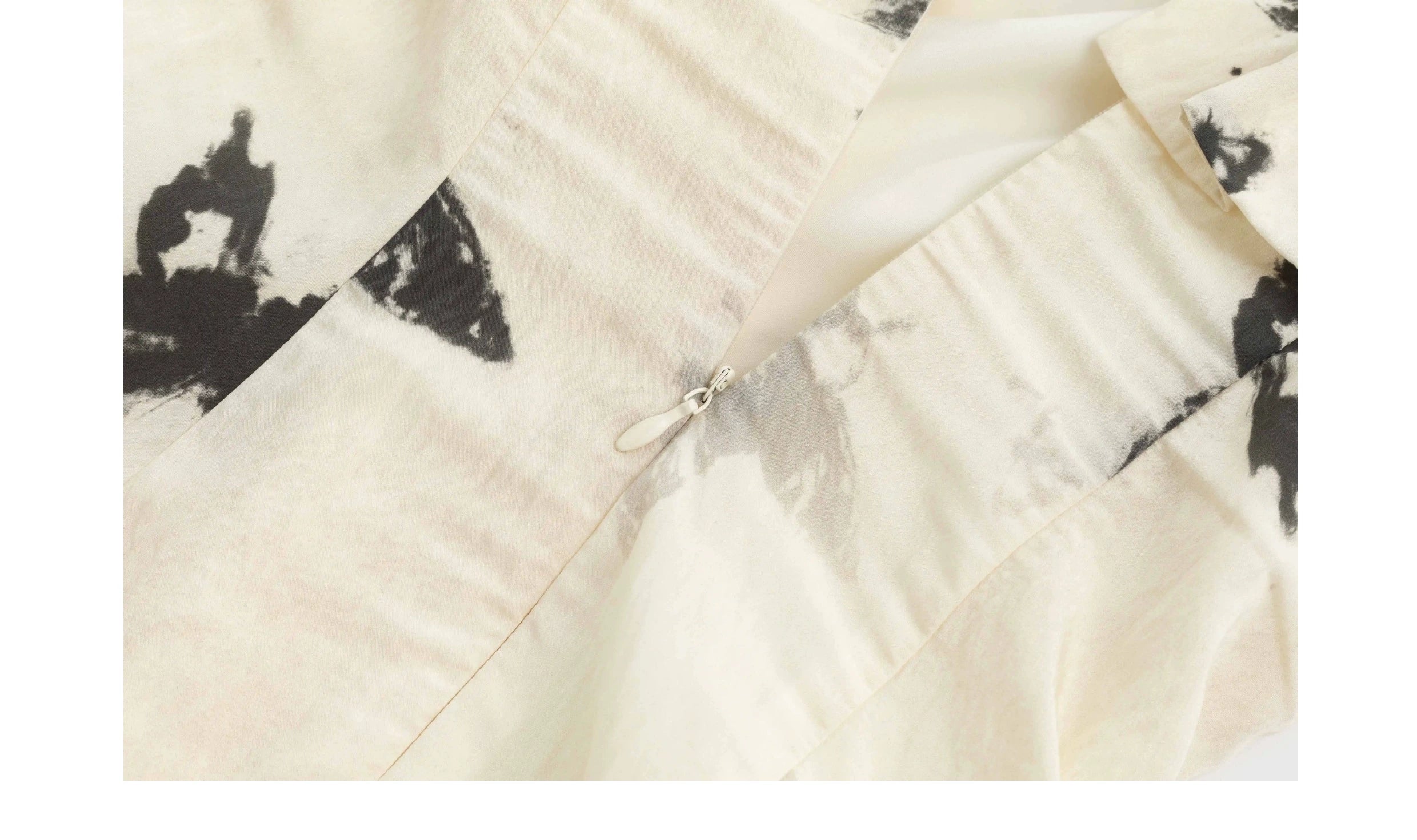 French Ink Butterfly Print Off-Shoulder Dress - chiclara